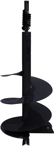 GardenTrax Earth Auger Spiral Drill Bit 14 Inch, Post Hole Digger with 7/8" Drive Shaft - size: 14"