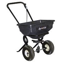 Agri-Fab 45-0388 Broadcast Spreader, 14,200 sq-ft Coverage Area, 8 to 10 ft W Spread, 85 lb, Poly Hopper