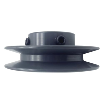 AK30-1/2 v Belt Pulley, 3.05 inch OD, 1/2 Inch Bore, Cast Iron Material, AK Single Groove v Belt Pulleys for "4L" or "A" or "3L" Belts - size: 3.05 inch OD, 1/2 Inch Bore, style: 1 Groove
