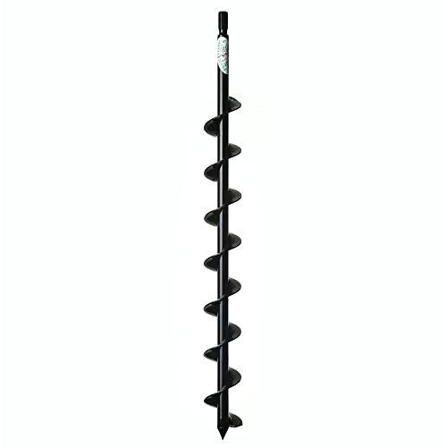 Power Planter Termite & Tree Auger 2"x24" With 1/2" Non-Slip Hex Drive - Heavy Duty Auger Bare Root Tree & Shrub Planting, Irrigation or Bait Stations Install - Works in All Soil Conditions - USA Made - size: 2 inches x 24