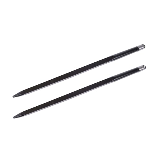 waltyotur 2PC 49" Black Hay Spear 4500lb for Bobcat Skid Steer