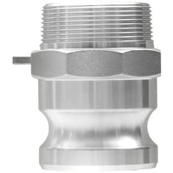 HYDRAULICS DIRECT | CAM-AL-F-40 | 2 1/2" Cam & Groove Male Adapter NPT Male (Aluminum) - size: 2 1/2" Cam & Groove Male Adapter NPT Male