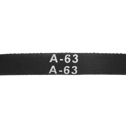uxcell 3pcs A63 or 4L650 Classic Wrapped Rubber V-Belt, 63"(1600mm) Inside Circumference, A Profile V Belt - size: A63
