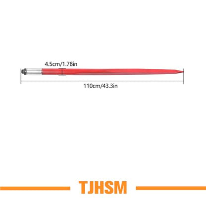43In 3000 lbs 2PCS Hay Bale Forks Dedicated Agricultural Hay Bale Handling Replacement for Tractor Loaders