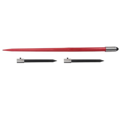 waltyotur 49" Hay Bale Spear 3000lbs Capacity w/2 Stabilizer
