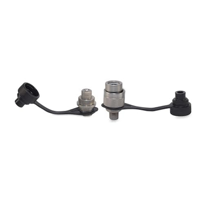 1/4" High-Pressure Hydraulic Quick Connect Coupler Set - 10,000 PSI - 1/4" NPT Thread - size: 1/4" Body