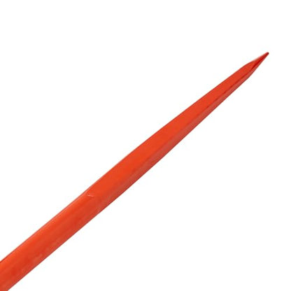 39" Hay Spear, Bale Spears 1600lbs Loading Capacity, Skid Steer Loader Tractor Bucket Attachment with 2pcs 17.5" Stabilizer Spears and 60" Chain, Quick Attach Spike Forks 1600 LBS High Load Capacity