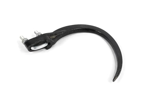 The ROP Shop 9" Hay/Straw Grapple Hook with Hardware Mounts on 1 1/4" Square Bar Accumulator