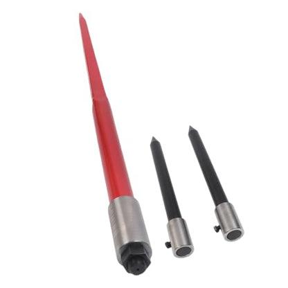 waltyotur 49" Hay Bale Spear 3000lbs Capacity w/2 Stabilizer