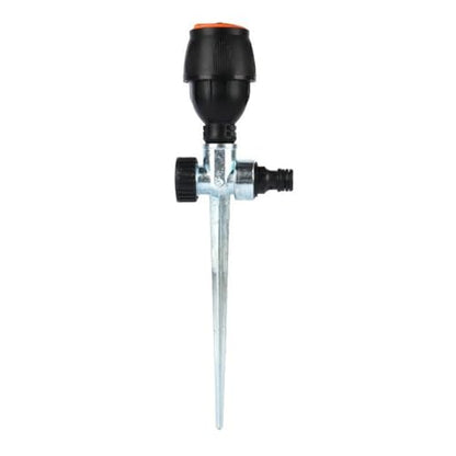 Lawn Sprinkler, Sprinklers for Yard with Metal Spike Base,Gardening Watering System for Small Medium Yard, 2 Pattern - color: Black