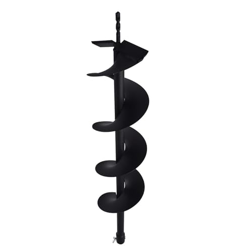 6-inch Auger Bit 3/4-inch Inside Diameter Gas Driven Auger Bit for Rear Fence Hole Digger - size: 6Inch