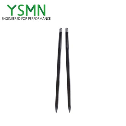 2 Pcs 49in Heavy Duty Hay Spear Bale Spear, 4500lbs Capacity