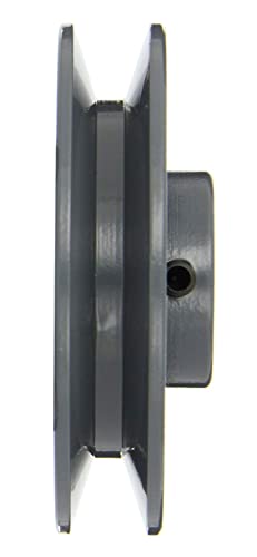 AK35 3/4" Bore Cast Iron Solid Sheave Pulley for V-Belt Size 3L, 4L OD: 3.5" ID: 3/4" AK3534