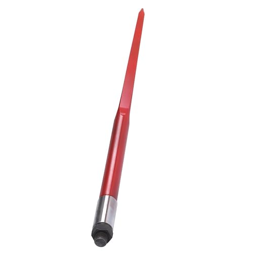 49" Hay Bale Spear 4500lbs Cap Quick Attachments for Tractor Spike Fork Tine