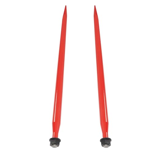 Pair Hay Spear 47" Bale Spear Quick Attach Square Hay Bale Spears