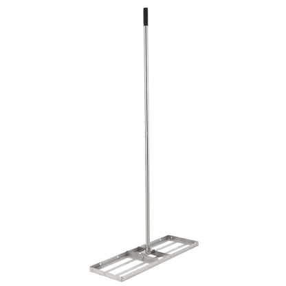 Takywep Heavy Duty Lawn Leveling Rake with Drag Harrow, 48-72" Adjustable Width, 4FT Reinforced Chain, Tow-Behind Grader for ATV UTV Tractor Mower, Perfect for Gravel, Soil, Yard and Lawn Landscaping - size: 36 in, Manual
