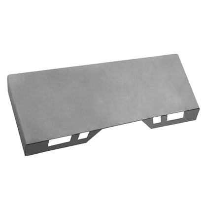 ECOTRIC 3/8" Skid Steer Attachment Plate Universal Quick Attach Mount Plate - size: 1 piece 3/8" thick