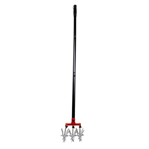 Garden Rotary Adjustable Cultivator Hand Tiller Tool for Aerating Planting
