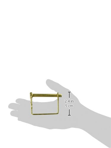 Buyers Products 66053 Yellow Zinc Plated Locking Pin, Regular, 1 Snapper Pin, Corrosion Resistant & Convenient Fastener, Join Benefits of Pin & Cotter for Truck and Trailer Equipment - size: 1 Count (Pack of 1)
