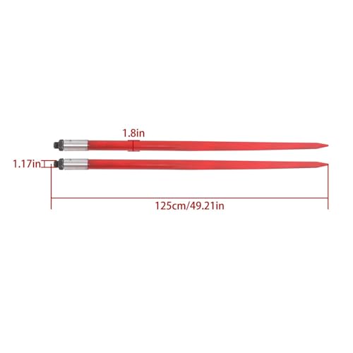 Suitable for 2 Pcs 49'' Hay Bale Spear 4500lb Capacity Quick Attach Replacement for Skid Steer Tractor Lift