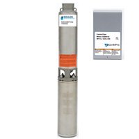 Goulds 18GS15412C Submersible Water Well Pump, 18 GPM, 1-1/2 HP, 11 Stages, 3 Wire, 230 V Control Box is INCLUDED.