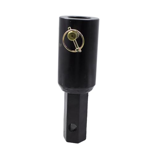Auger Adapter 2 inch Female Round to 2 inch Male Hex Auger Bit Conversion