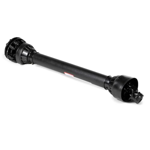 Titan Attachments 47" HD Collapsed Length Slip Clutch PTO Shaft, 1-3/8-In. x 6 Spline on Both Ends + 1.375-in. z20 with Clutch