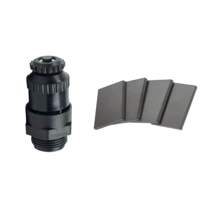 Milking Machine Combo Kit, Vacuum Regulator with 80mm Graphite Pallet, 1-1/4 Inch, Leak-Free, Adjustable Flow Control