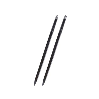 2 Pcs 49in Heavy Duty Hay Spear Bale Spear, 4500lbs Capacity