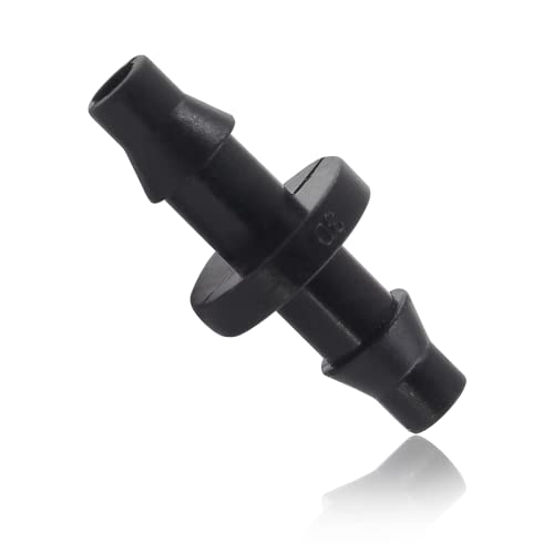 150Pcs 1/4 Inch Drip Irrigation Coupling Fittings - size: Straight Coupling (150Pcs)