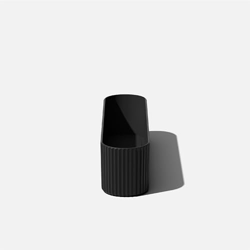 Veradek Demi Series Window Box Planter - Round Outdoor Planter - color: Black, size: 36 inch - 2 Pack