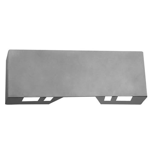 ECOTRIC 3/8" Skid Steer Attachment Plate Universal Quick Attach Mount Plate - size: 1 piece 3/8" thick