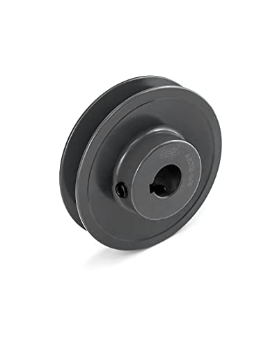 QWORK Single Groove Web Sheaves, 3.25" OD 5/8" Bore V-Belt Sheave for V-Belt, AK3258