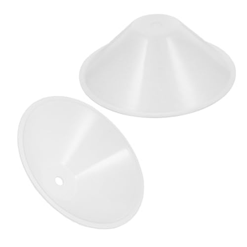 SUPVOX 2pcs Drift Guard for Sprinkler Heads Backpack Sprayer Protector Fan-Shaped Plastic Shield Prevents Water Splatter for Lawn Mowers and Car Washing