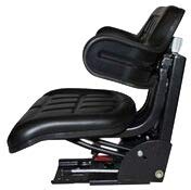 BLACK TRAC SEATS BRAND TRACTOR SUSPENSION SEAT WITH 5 POSITION TILT FITS LONG 260 310 350 360 560 610 680 DTC 910 2052 2510 2360 2610 UNIVERSAL