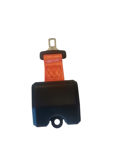 Yakitoko 1Pack Universal Tractor Seat Belts and Suitable for Forklift Mower Buggy Golf Cart Retractable 70inch Orange