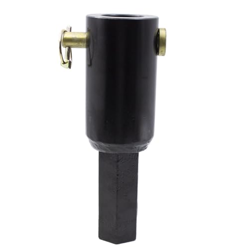 Auger Adapter 2 inch Female Round to 2 inch Male Hex Auger Bit Conversion
