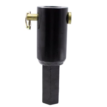 Auger Adapter 2 inch Female Round to 2 inch Male Hex Auger Bit Conversion