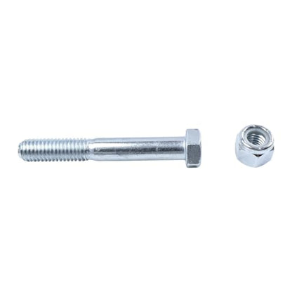 12Pcs Grade 5 Shear Bolts for Rotary Cutters 1/2" x 3-1/2" with Nylock Nuts