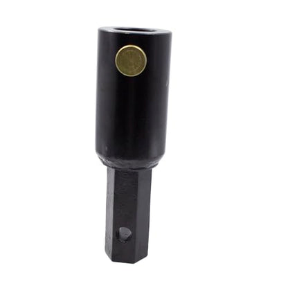 Auger Adapter 2 inch Female Round to 2 inch Male Hex Auger Bit Conversion