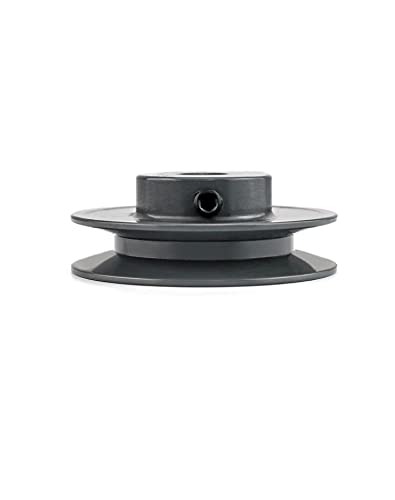 QWORK Single Groove Web Sheaves, 3.05" OD 1/2" Bore V-Belt Sheave for V-Belt, AK3012