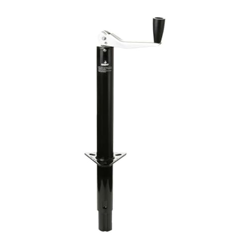 Husky Towing 30774 Trailer Tongue Jack Trailer Jacks, Black - style: Top wind