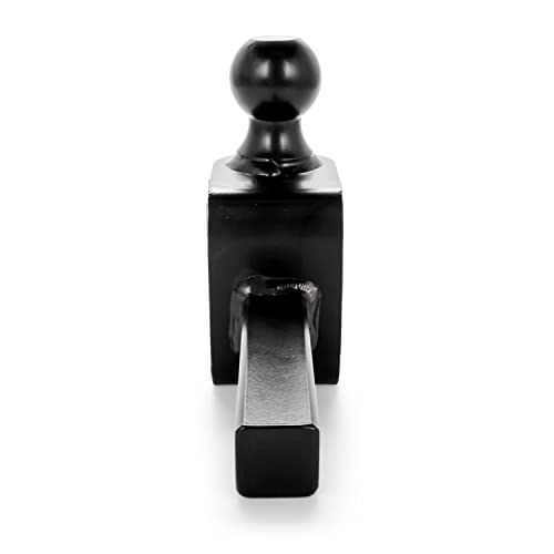 Black Boar UTV ATV Multi-Hitch - Features 2” Hitch Ball, 1-1/4” Shank - 6” (L) Shank - Hitch Ball has 2” Rise & Rated for 2,000lbs - Use w/Utility Trailers, Tow Straps & Other ATV Accessories (66024) - size: 2" Hitch Ball, style: 1-1/4" Shank w/6" Length