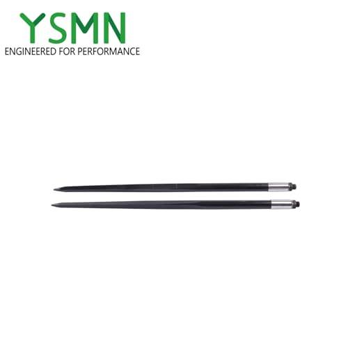 2 Pcs 49in Heavy Duty Hay Spear Bale Spear, 4500lbs Capacity