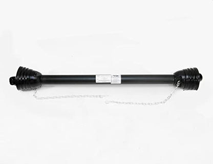 PTO Drive Line, General Purpose, Post Hole Digger, 1-3/8" x 6 Spline Quick Disconnect to 1-1/4" Round, 53" - 77", Series 4