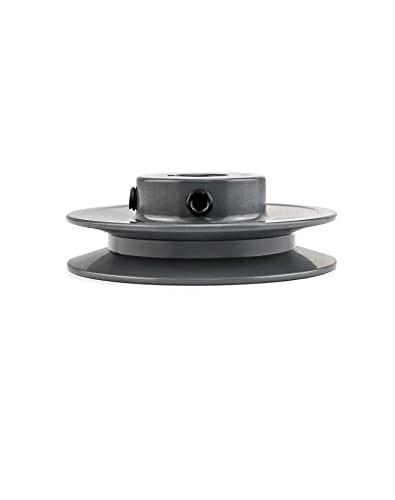 QWORK Single Groove Web Sheaves, 3.25" OD 5/8" Bore V-Belt Sheave for V-Belt, AK3258