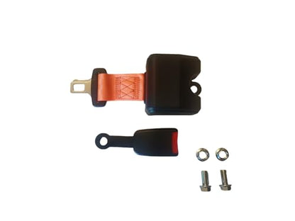Yakitoko 1Pack Universal Tractor Seat Belts and Suitable for Forklift Mower Buggy Golf Cart Retractable 70inch Orange