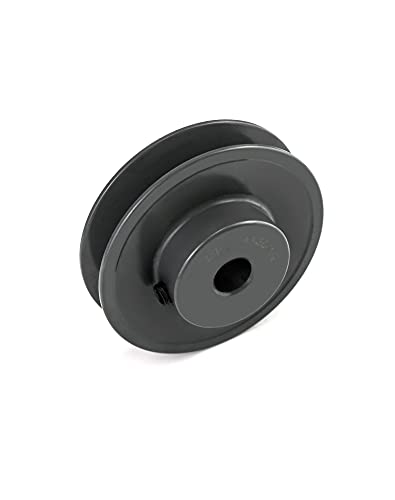 QWORK Single Groove Web Sheaves, 3.05" OD 1/2" Bore V-Belt Sheave for V-Belt, AK3012