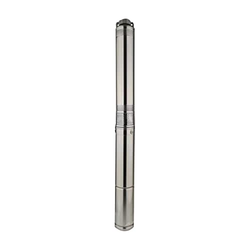 3 Inch Submersible Deep Well Pump - 0.75Hp, 110V/60Hz, 1" Outlet, 80mm Tube, Vertical, 223ft Head, 18.5GPM for Garden, Ponds, Livestock, Fountain, Agricultural - size: 110V/60Hz-3/4HP