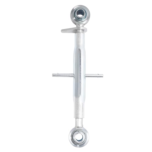ALMULOO 3-Point Hitch Top Link Compatible with Category 1 Tractors Steel+White Zinc Galvanized
